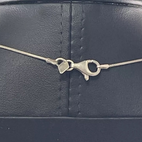 Silpada Vintage RARE Sterling Silver Marcasite Citrine Dainty Necklace - Picture 4 of 5